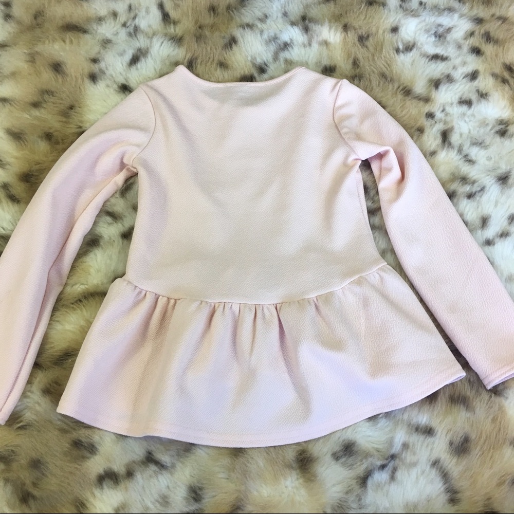 Pink Rhinestone Heart Long Sleeve - Picture 4 of 5